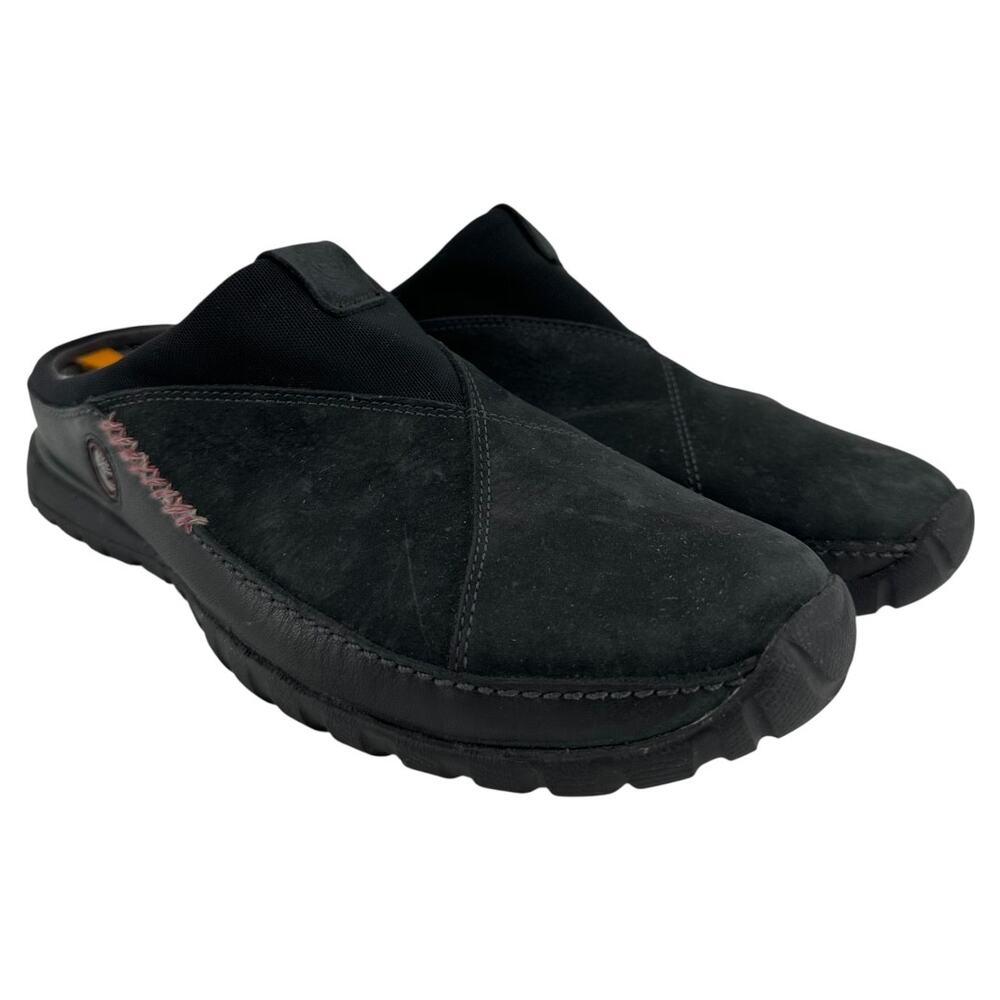 Timberland x Smartwool Power Lounger Clogs Slippers Leather Merino Wool Black 9M